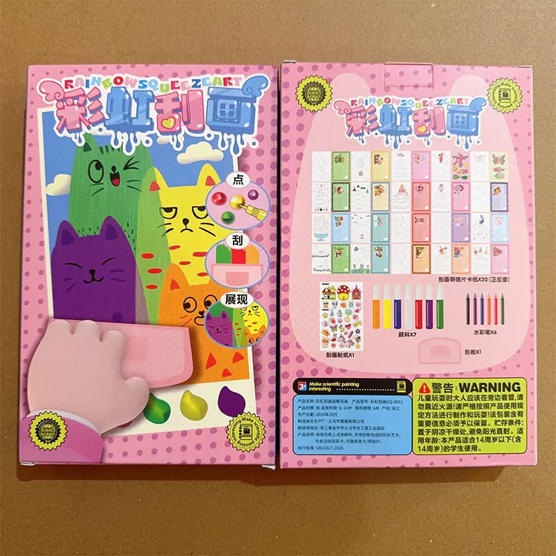 Rainbow Dot Painting Art Kit |🔥FLAT 50% SAVING🔥