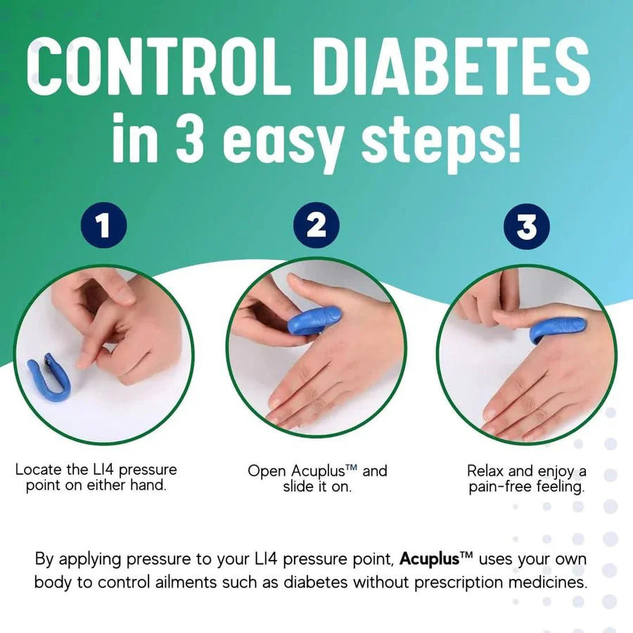 Sugar Control LI4 Acupressure Point Clip |🔥BUY 1 GET 1 FREE🔥|🔥Flat 50% Savings🔥