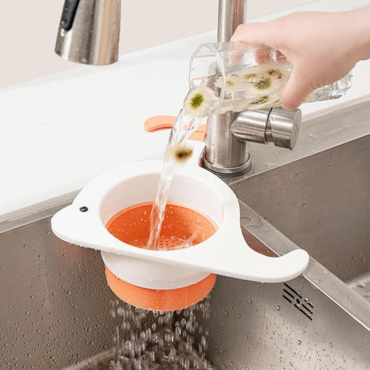 Whale Shaped Kitchen Sink Strainer