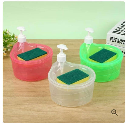Kitchen soap Dispenser with FREE Sponge