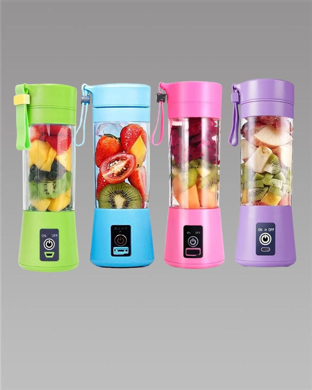 Charge N Blend - Portable 6 Blade USB Juicer (380 ml)
