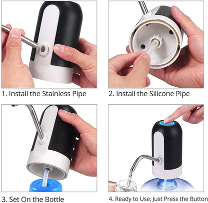 Automatic USB Charging Wireless Water Can Dispenser Pump