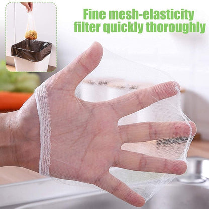 Corner Sink Garbage Rack Triangular Mesh Hanging Net ( Free 30 Net Bags )