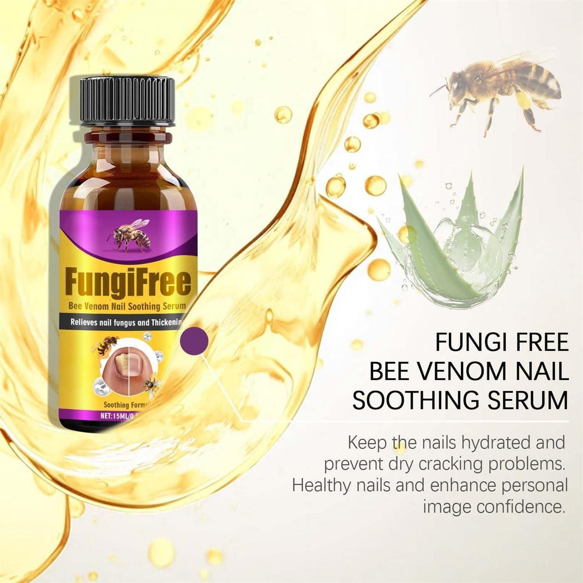 Bee Venom Nail Treatment Serum | 🔥BUY 1 GET 1 FREE🔥