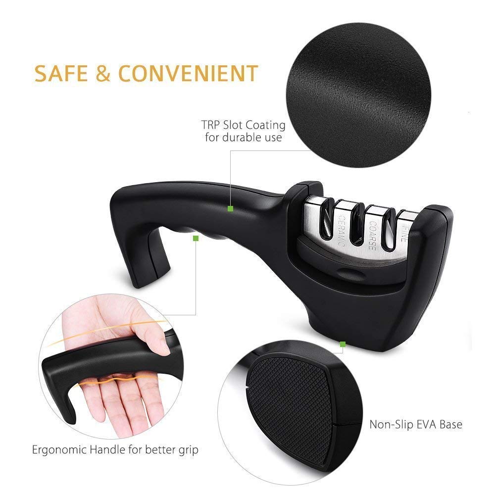 Knife Sharpener Tool - 3 Stage Manual