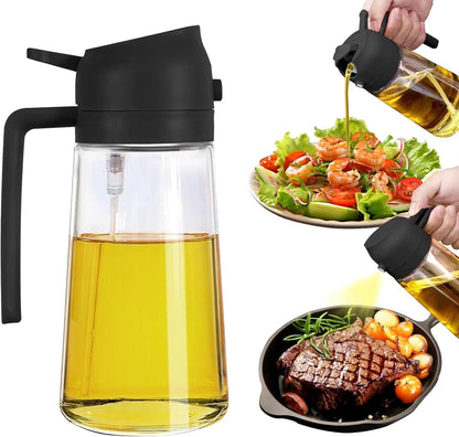 2 in 1 Glass Oil Dispenser 500ml