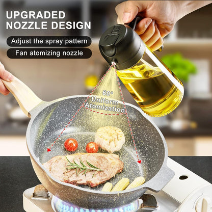 2 in 1 Glass Oil Dispenser 500ml