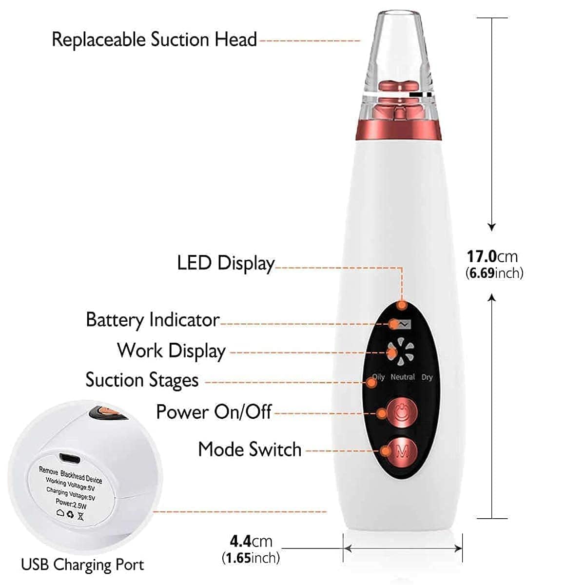 Derma Suction - Face Skin Cleaner