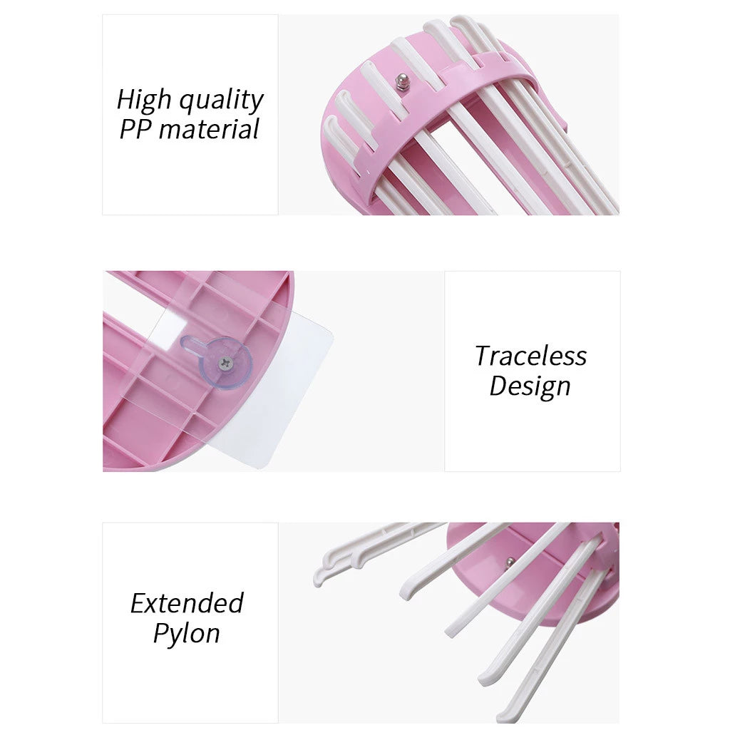 Retractable Wall-Mounted Pull-Out Rack 7-in-1 Multifunctional