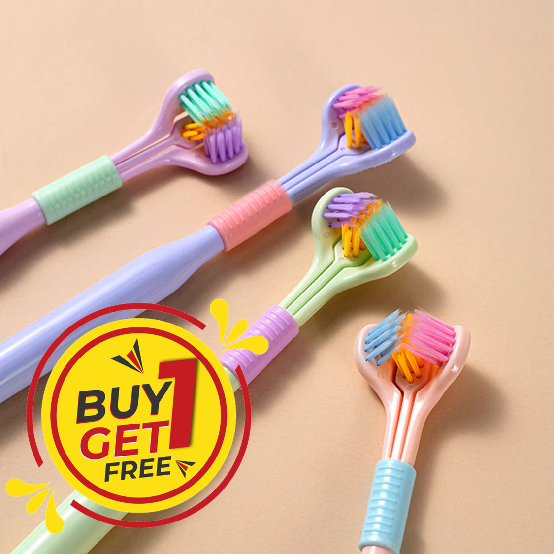 360-Clean™ Nano 360° 3-Sided Toothbrush 🦷✨ 🔥🔥
