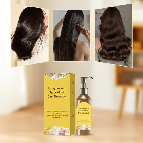 Japanese Long Lasting Natural Hair Dye Shampoo ( Buy 1 Get 1 Free )🔥🔥