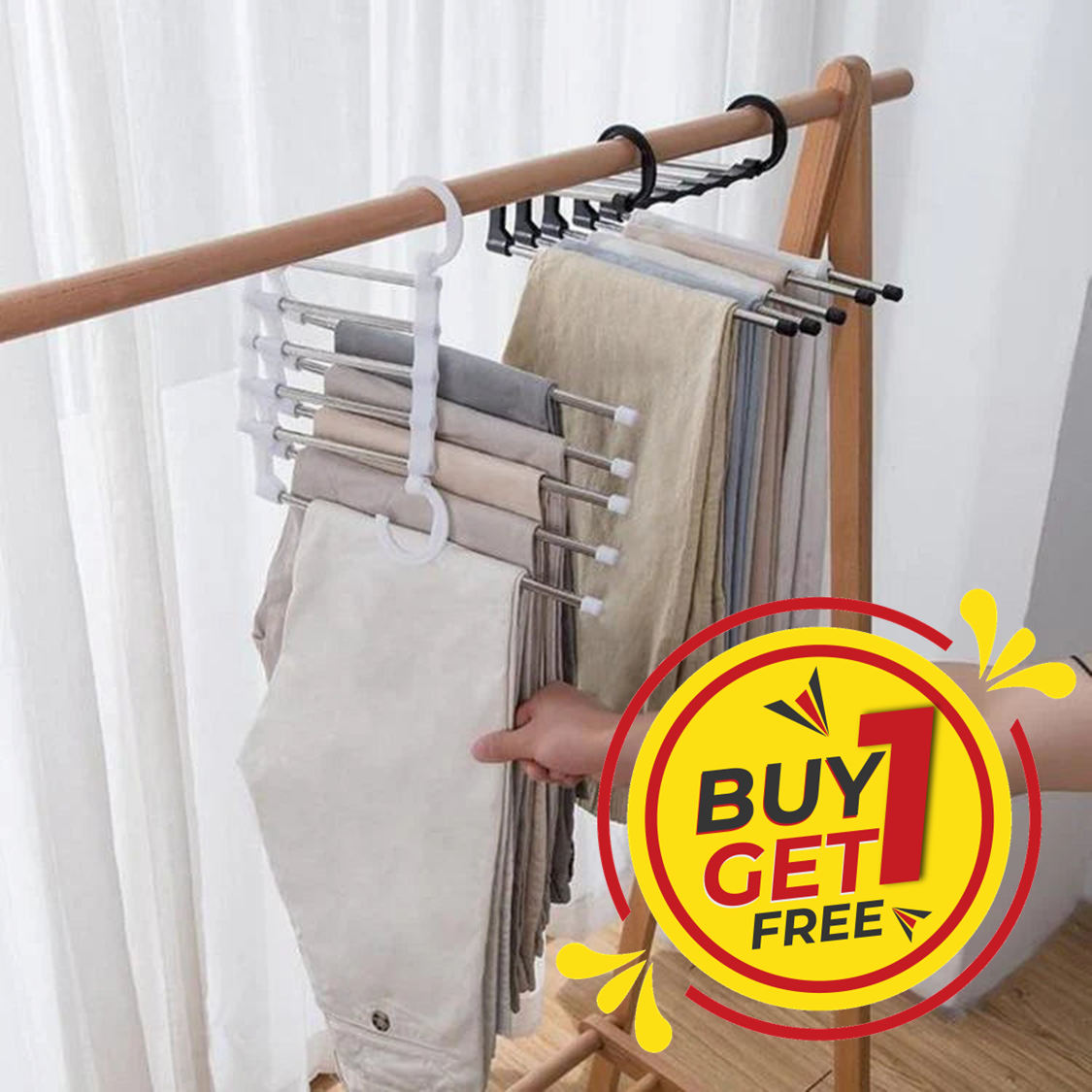 5 In 1 Multifunction Hanger |🔥BUY 1 GET 1 FREE🔥